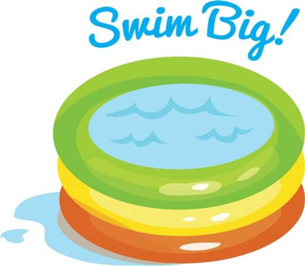 Picture of Swim Big SVG File