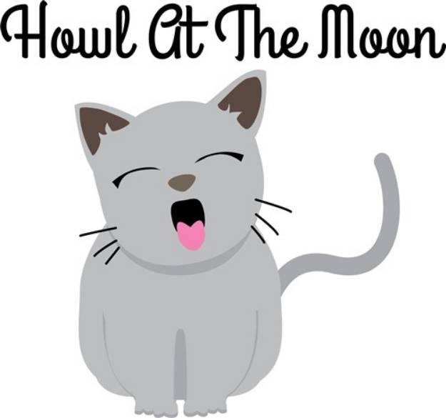 Picture of Howl At Moon SVG File
