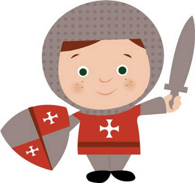 Picture of Little Knight SVG File