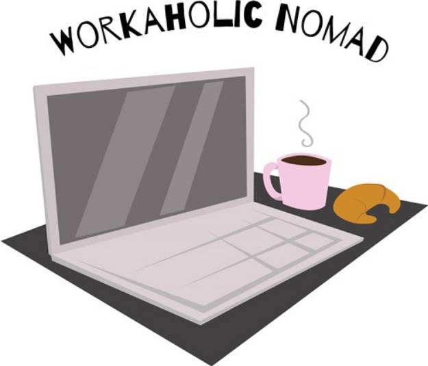 Picture of Workaholic Nomad SVG File