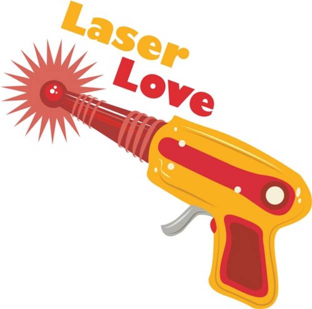 Picture of Laser Love SVG File