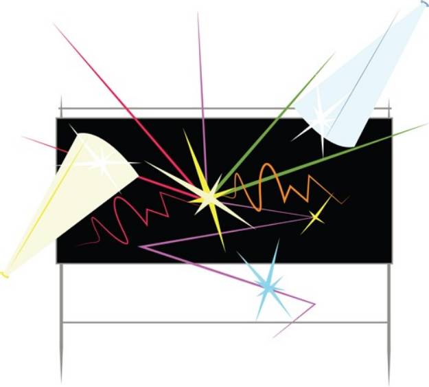Picture of Laser Party SVG File
