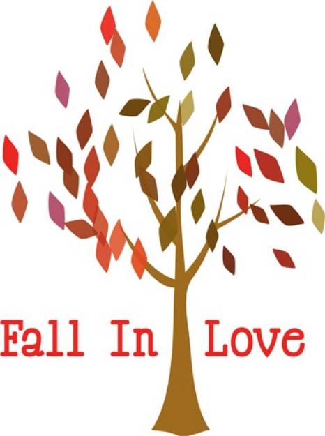 Picture of Fall In Love SVG File
