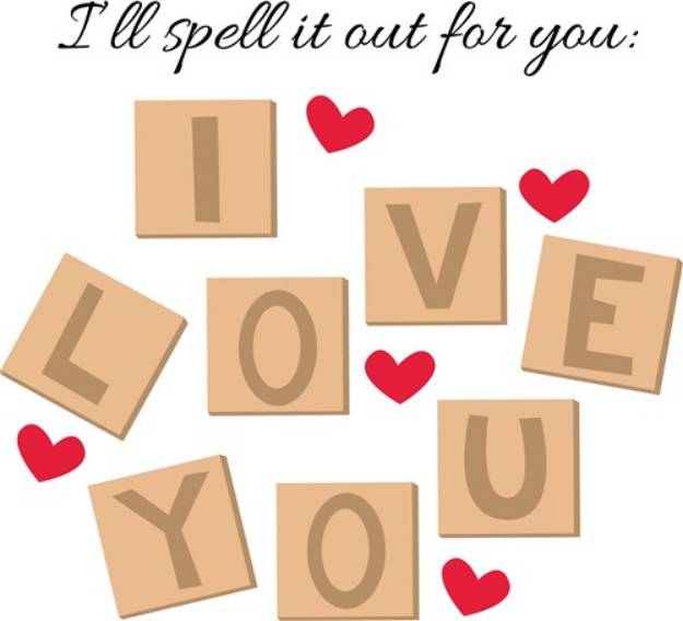 Picture of Spell It SVG File