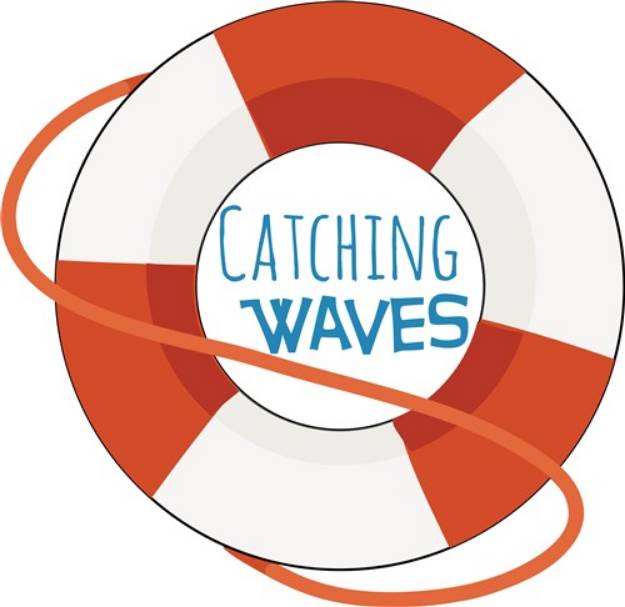 Picture of Catching Waves SVG File