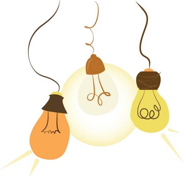Picture of Light Bulbs SVG File