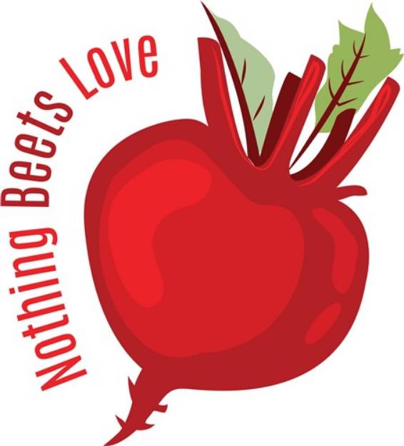 Picture of Nothing Beets Love SVG File