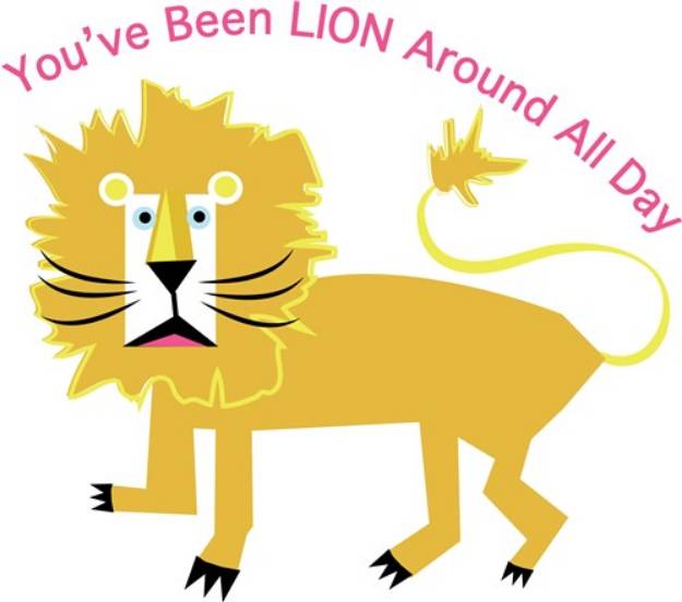 Picture of Been Lion Around SVG File