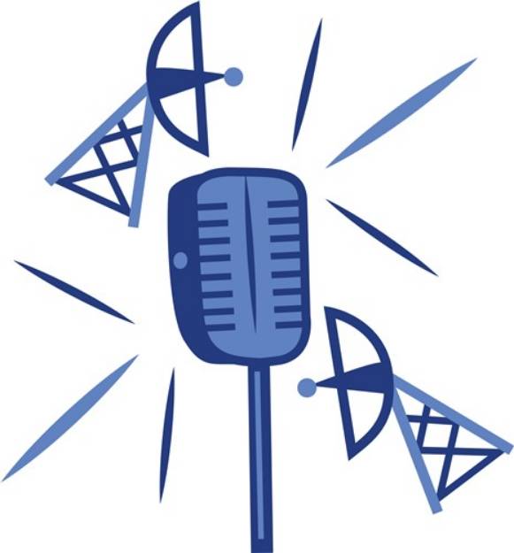Picture of Radio Broadcast SVG File