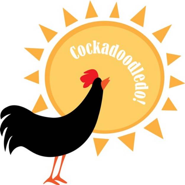 Picture of Cockadoodledo! SVG File