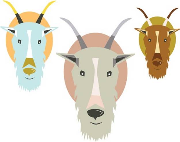 Picture of Goat Head SVG File