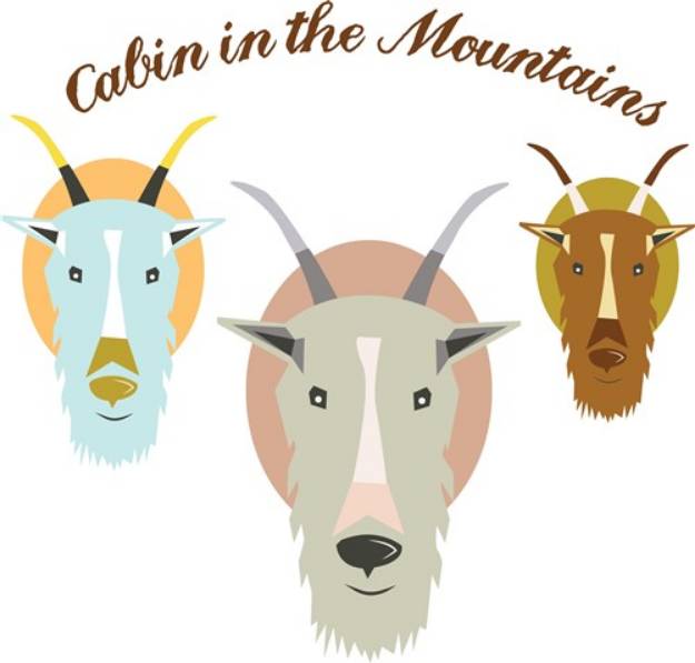 Picture of Mountain Cabin SVG File
