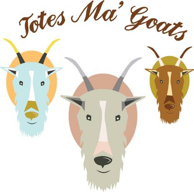Picture of Totes Ma Goats SVG File