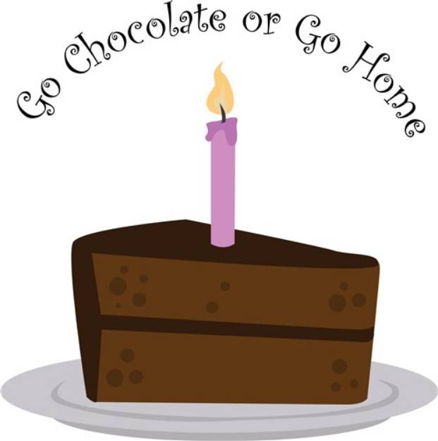 Picture of Go Chocolate SVG File