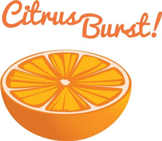 Picture of Citrus Burst SVG File