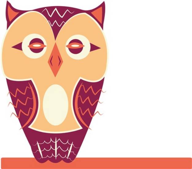 Picture of Colorful Owl SVG File