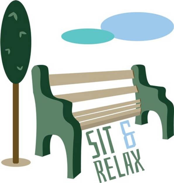 Picture of Sit & Relax SVG File