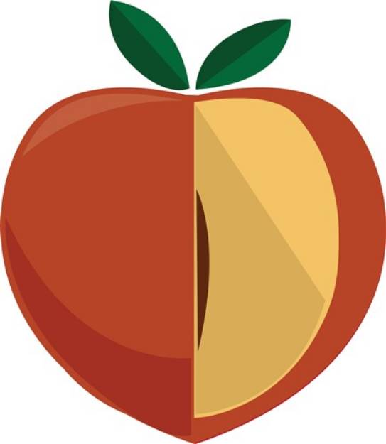 Picture of Peach SVG File
