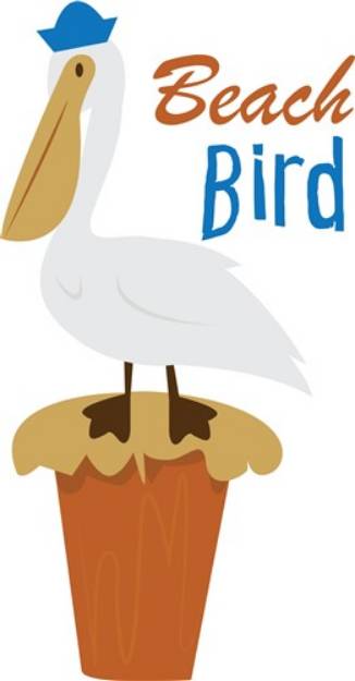 Picture of Beach Bird SVG File