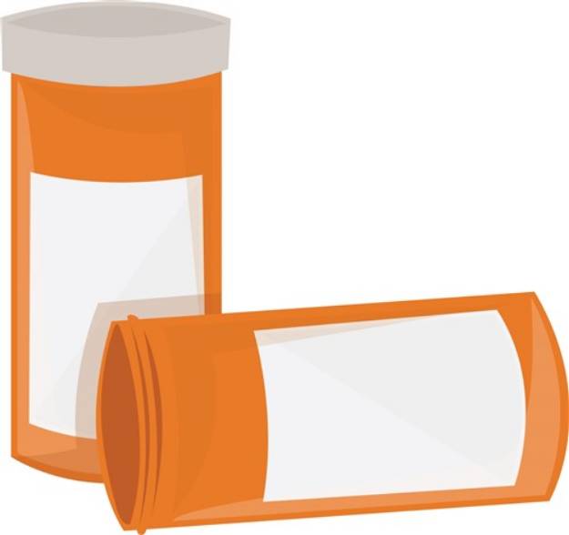Picture of Pill Bottles SVG File