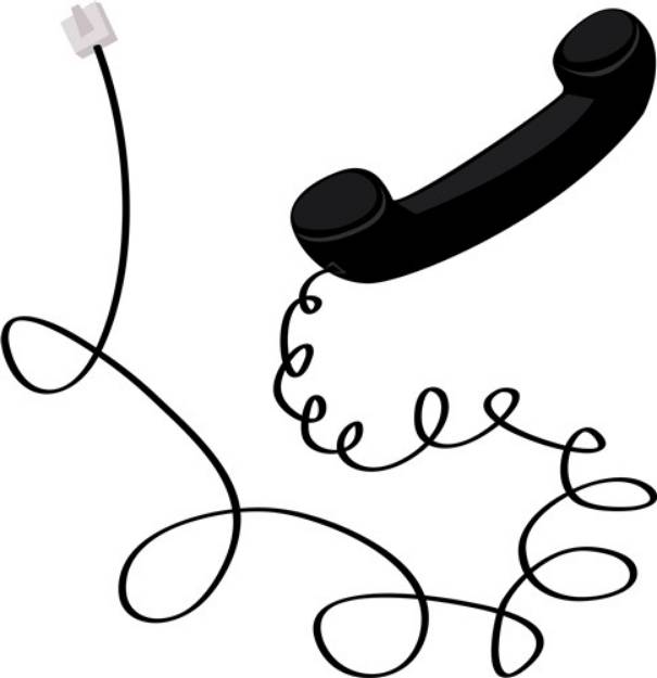 Picture of Telephone Receiver SVG File