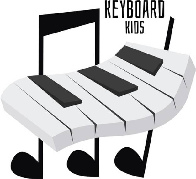 Picture of Keyboard Kids SVG File