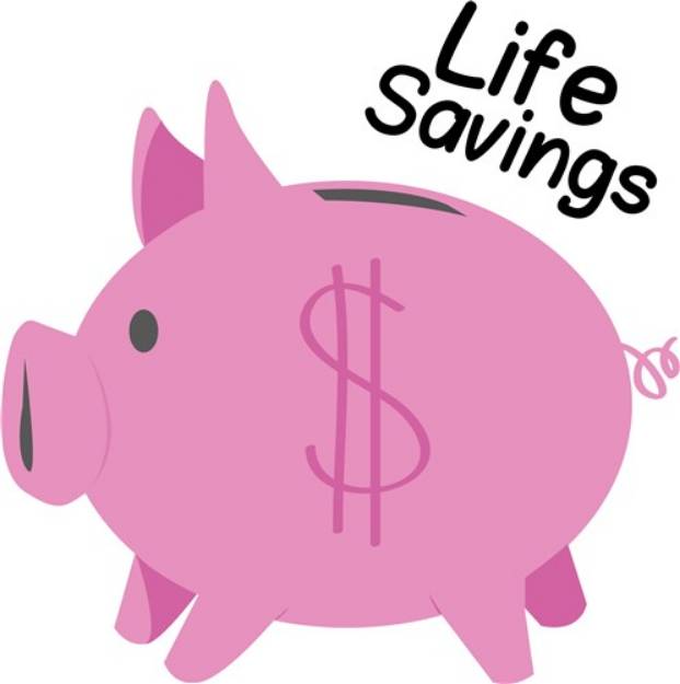 Picture of Life Savings SVG File