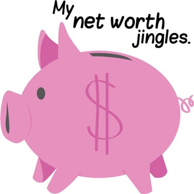 Picture of My Net Worth SVG File