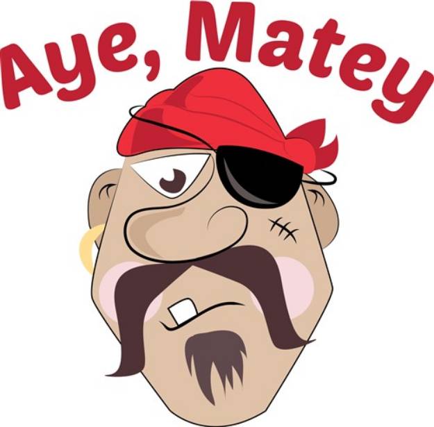 Picture of Aye Matey SVG File