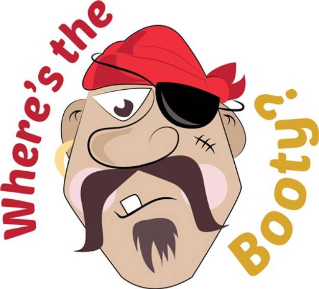 Picture of Wheres The Booty? SVG File