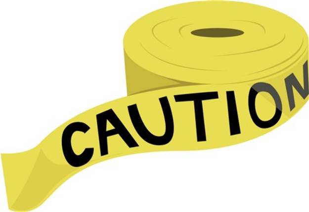 Picture of Caution Tape SVG File