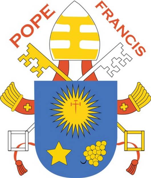 Picture of Pope Francis SVG File