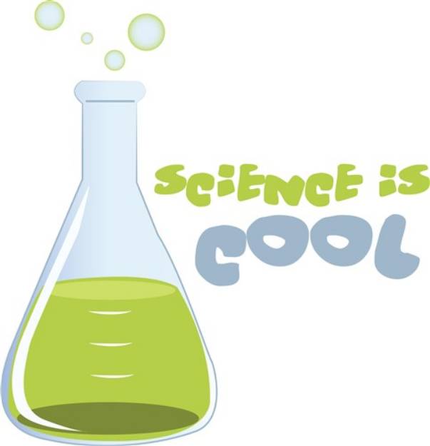 Picture of Science Is Cool SVG File