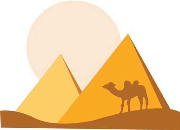Picture of Pyramids SVG File