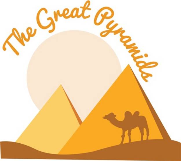 Picture of Great Pyramids SVG File