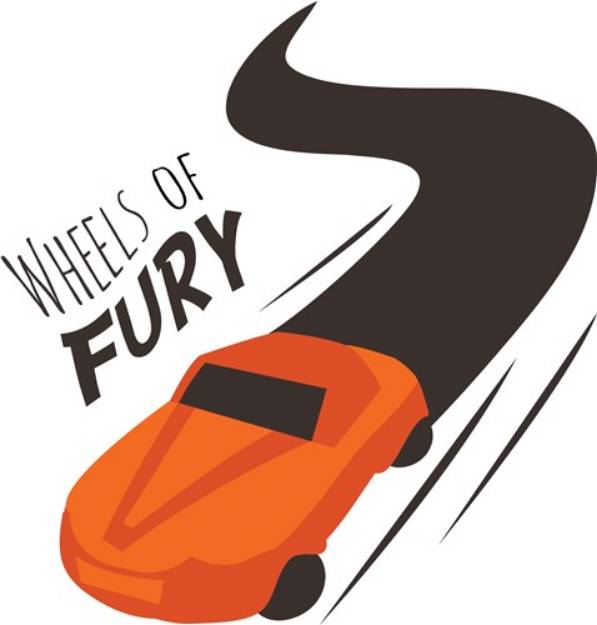 Picture of Wheels Of Fury SVG File