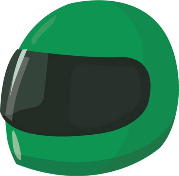 Picture of Motorcycle Helmet SVG File