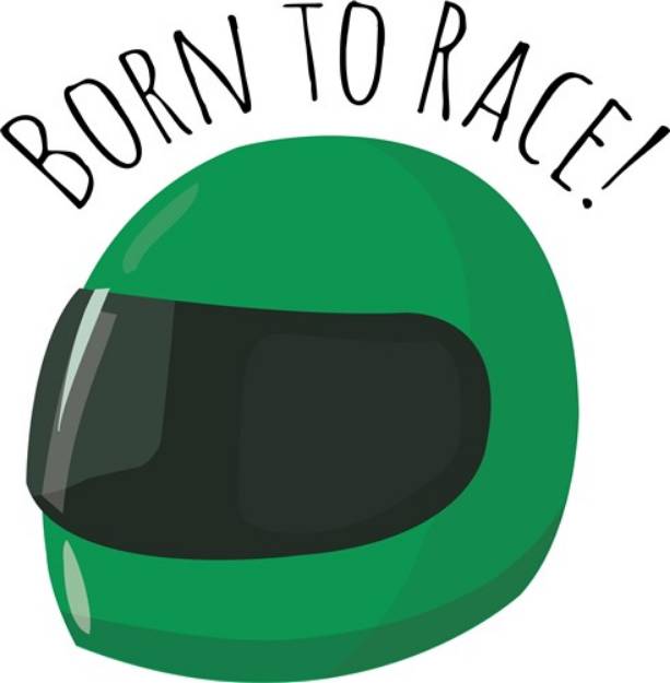 Picture of Born To Race SVG File