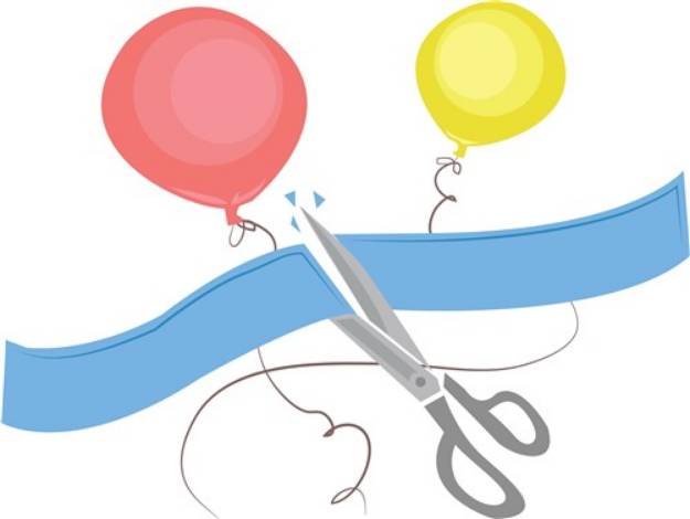 Picture of Cut The Ribbon SVG File