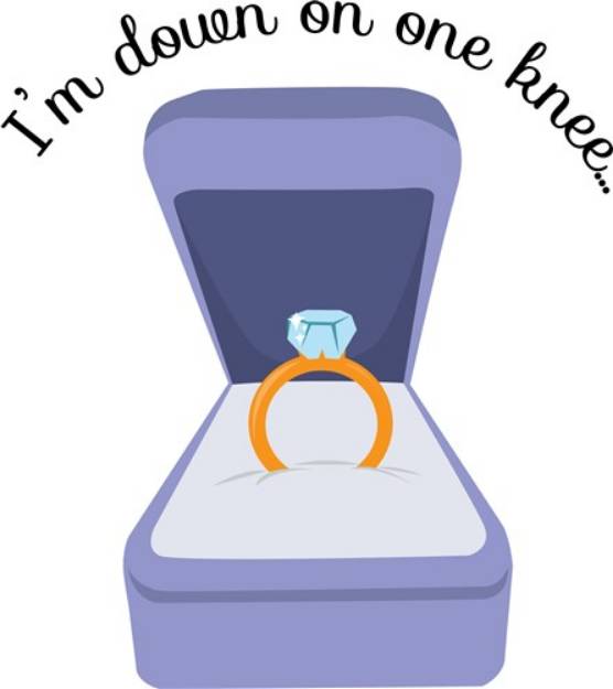 Picture of Down On One Knee SVG File