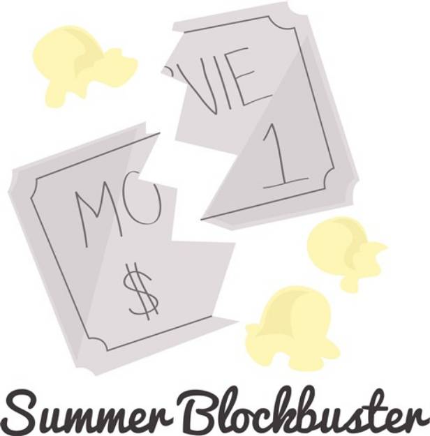 Picture of Summer Blockbuster SVG File