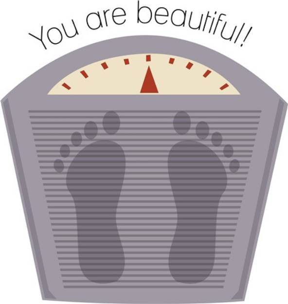 Picture of You Are Beautiful SVG File