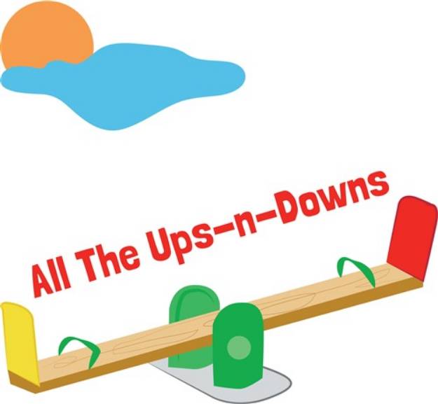 Picture of Ups And Downs SVG File