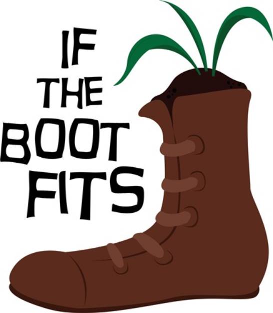 Picture of If Boot Fits SVG File