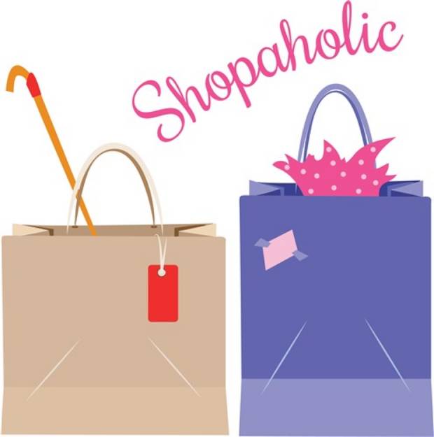 Picture of Shopaholic SVG File