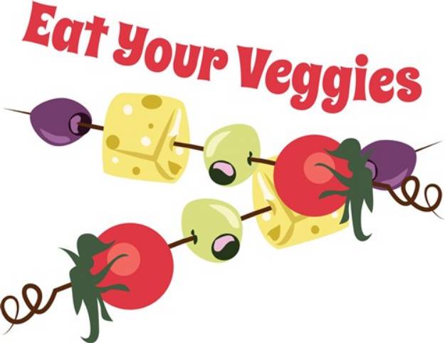 Picture of Eat Your Veggies SVG File