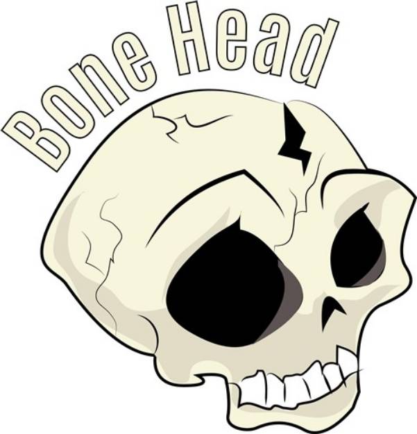 Picture of Bone Head SVG File