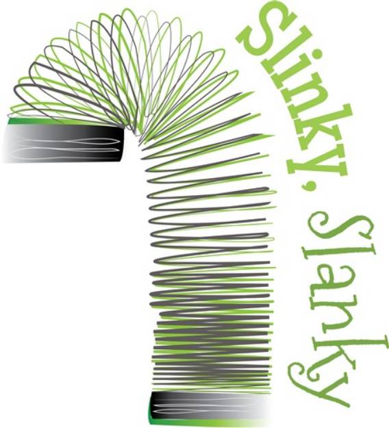 Picture of Slinky Slanky SVG File
