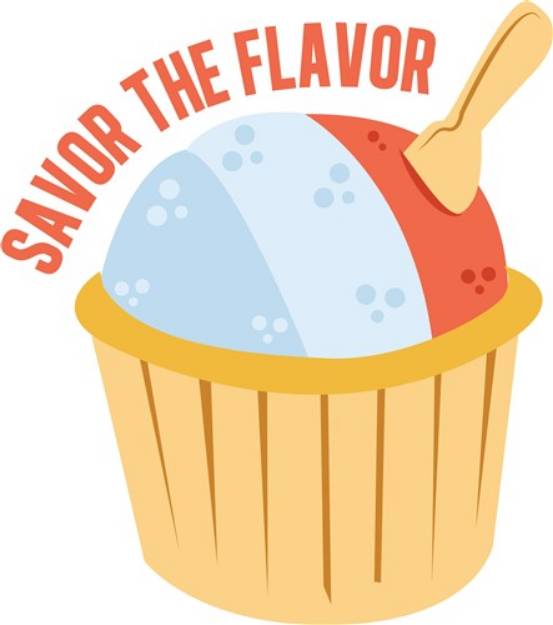 Picture of Savor The Flavor SVG File