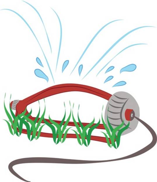 Picture of Lawn Sprinkler SVG File